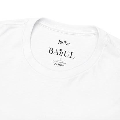 Justice - ArcanaPop T-Shirt – Where Tarot Magic Meets Pop Art