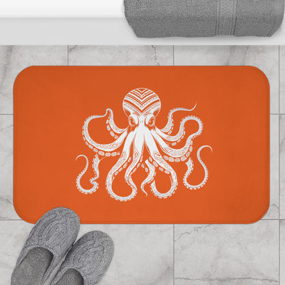Tribal Bath Mat. Ocean Energy, Tribal Style