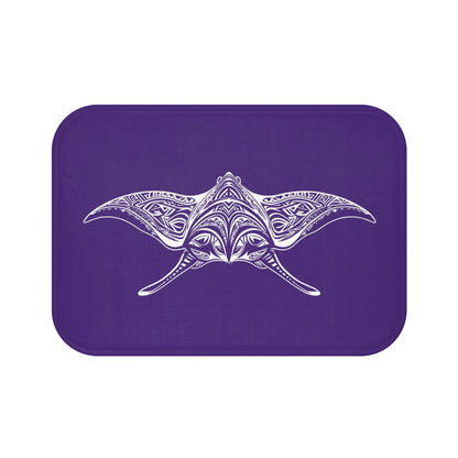 Tribal Bath Mat. Ocean Energy, Tribal Style