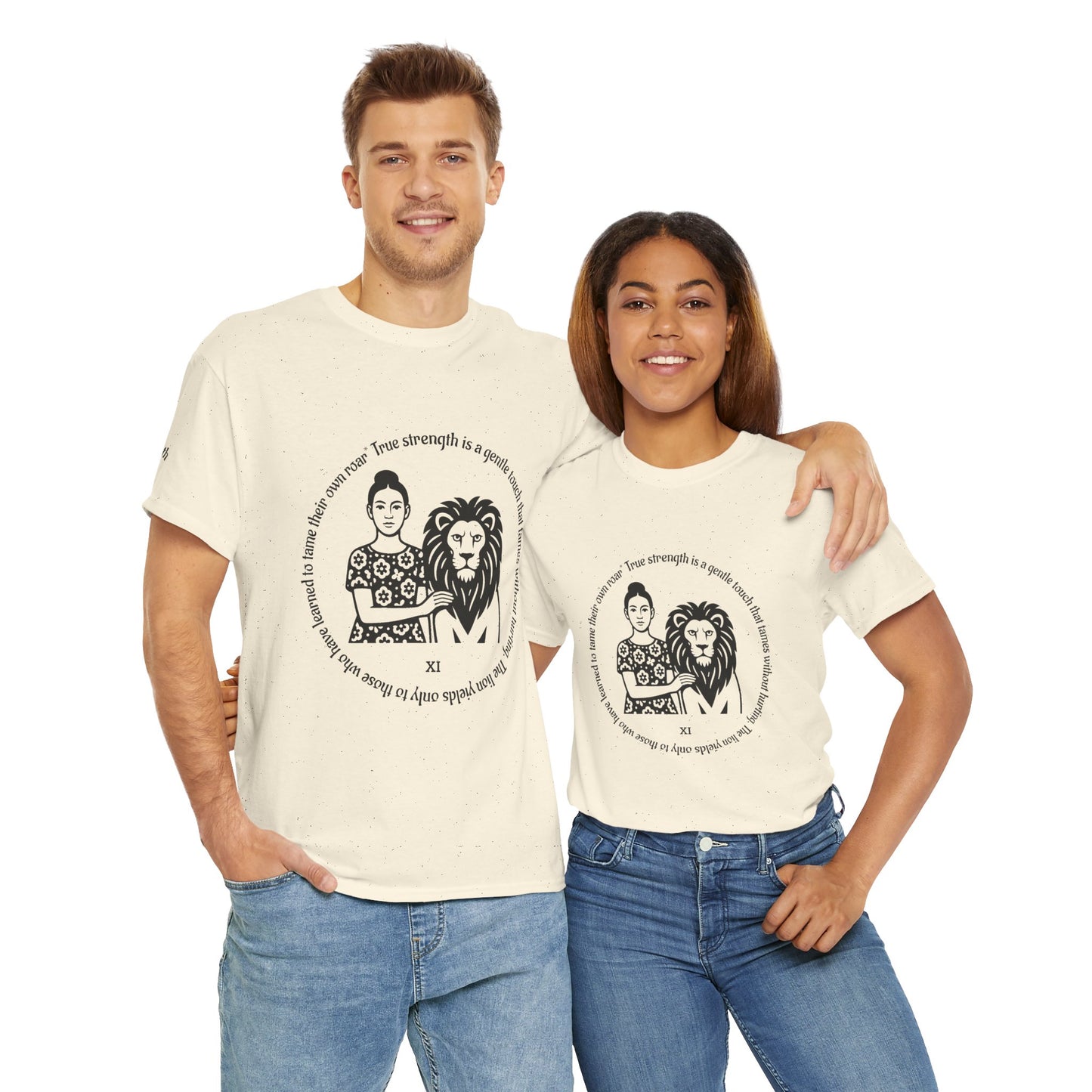 Strength - ArcanaPop T-Shirt – Where Tarot Magic Meets Pop Art