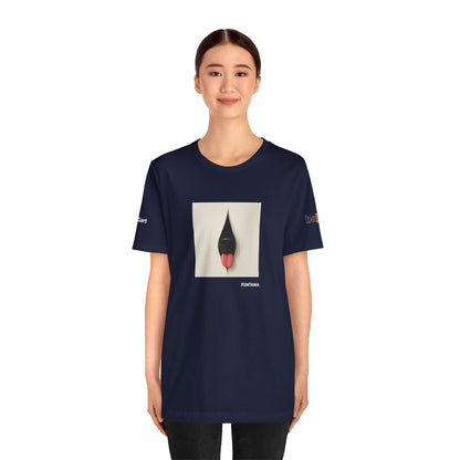 DOGART Unisex Jersey Dog T-Shirt - FONTANA - Iconic Painting Reimagined with Dogs