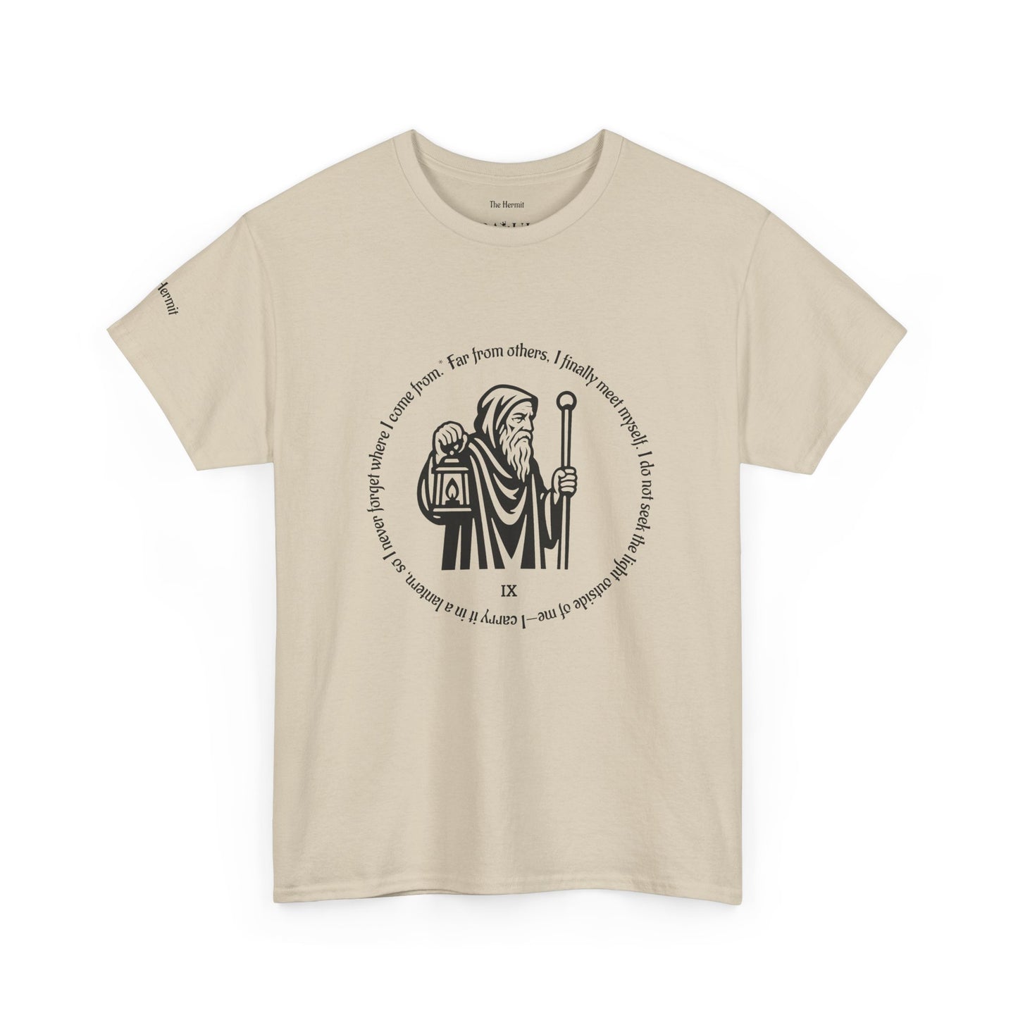 The Hermit - ArcanaPop T-Shirt – Where Tarot Magic Meets Pop Art