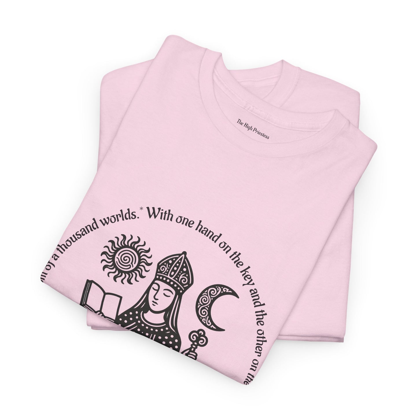 The High Priestess - ArcanaPop T-Shirt – Where Tarot Magic Meets Pop Art