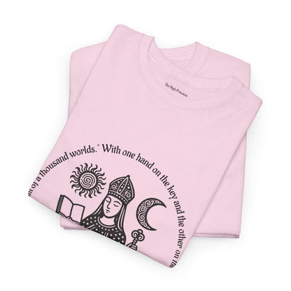 The High Priestess - ArcanaPop T-Shirt – Where Tarot Magic Meets Pop Art