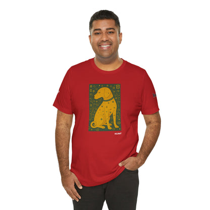 DOGART Unisex Jersey Dog T-Shirt - KLIMT - Iconic Painting Reimagined with Dogs