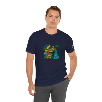AQUARIUS - T-shirt, The Zodiac in Colors