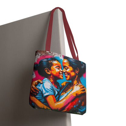 Artistic Surge - Eco-Friendly Canvas Tote Bag - SMILING HUG