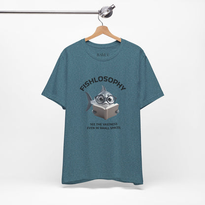 Fishlosophy Unisex Jersey Short Sleeve Tee –  See the vastness even in small spaces