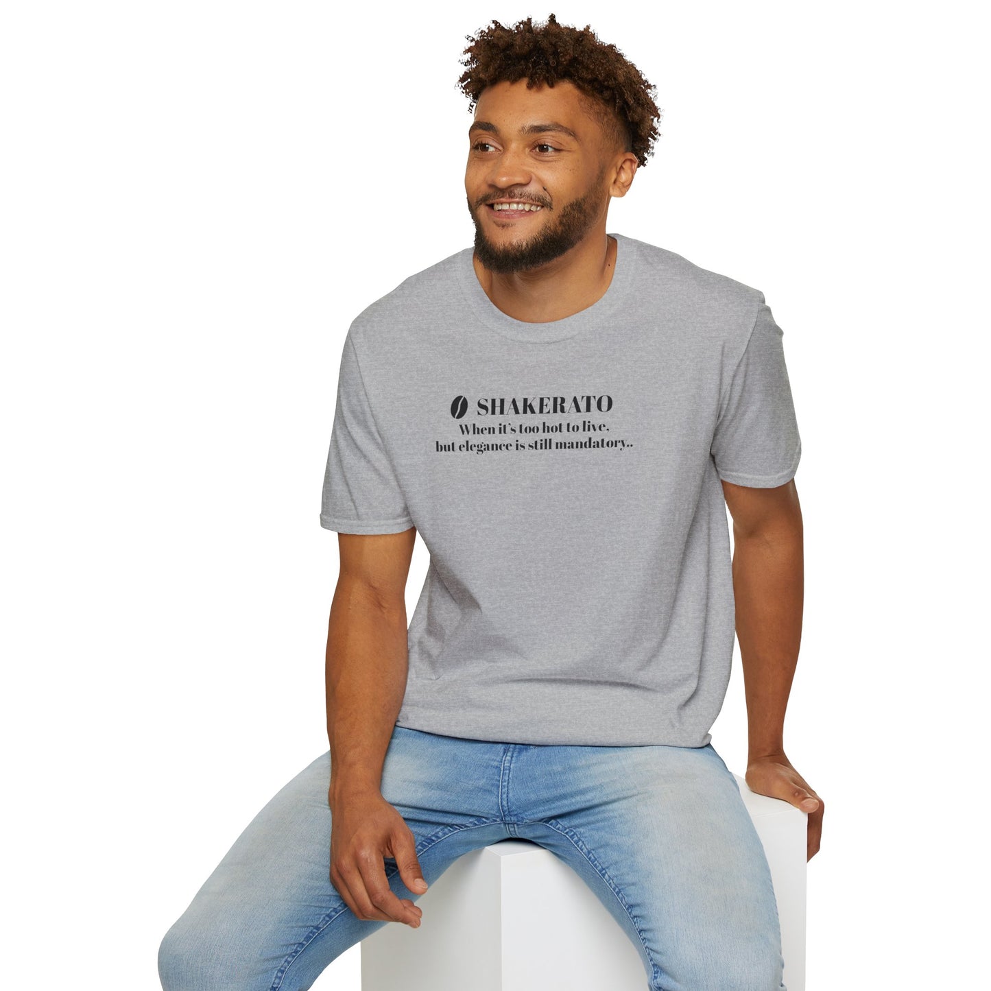 CoffeeTherapy T-Shirt – Irony Is the Best Cure (Right After Coffee)