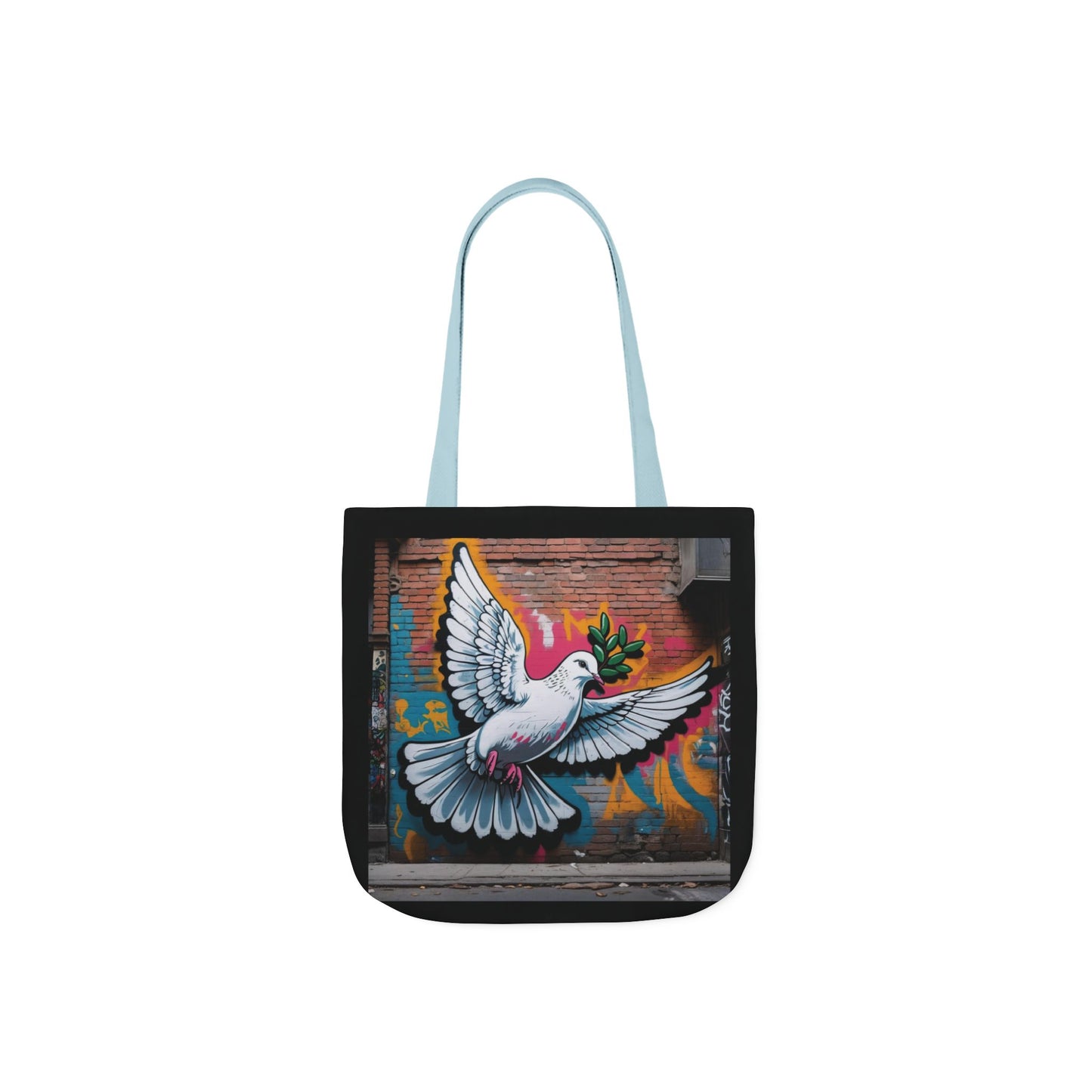 Artistic Surge - Eco-Friendly Canvas Tote Bag - PEACE