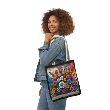 Artistic Surge - Eco-Friendly Canvas Tote Bag - FLOWERS