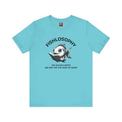 Fishlosophy Unisex Jersey Short Sleeve Tee –  The Ocean' depth is not for the faint of heart
