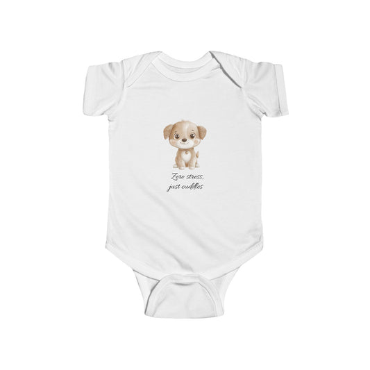 Adorable Baby Bodysuit with Puppy Design