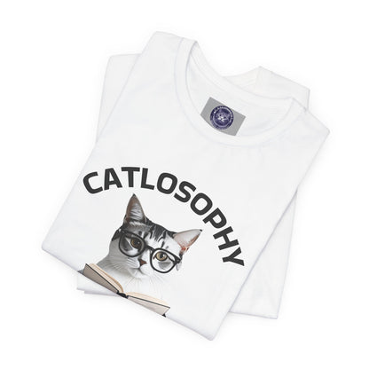Catlosophy Unisex Jersey Short Sleeve Tee –  "I am not ignoring you" Design