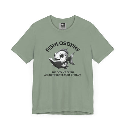 Fishlosophy Unisex Jersey Short Sleeve Tee –  The Ocean' depth is not for the faint of heart