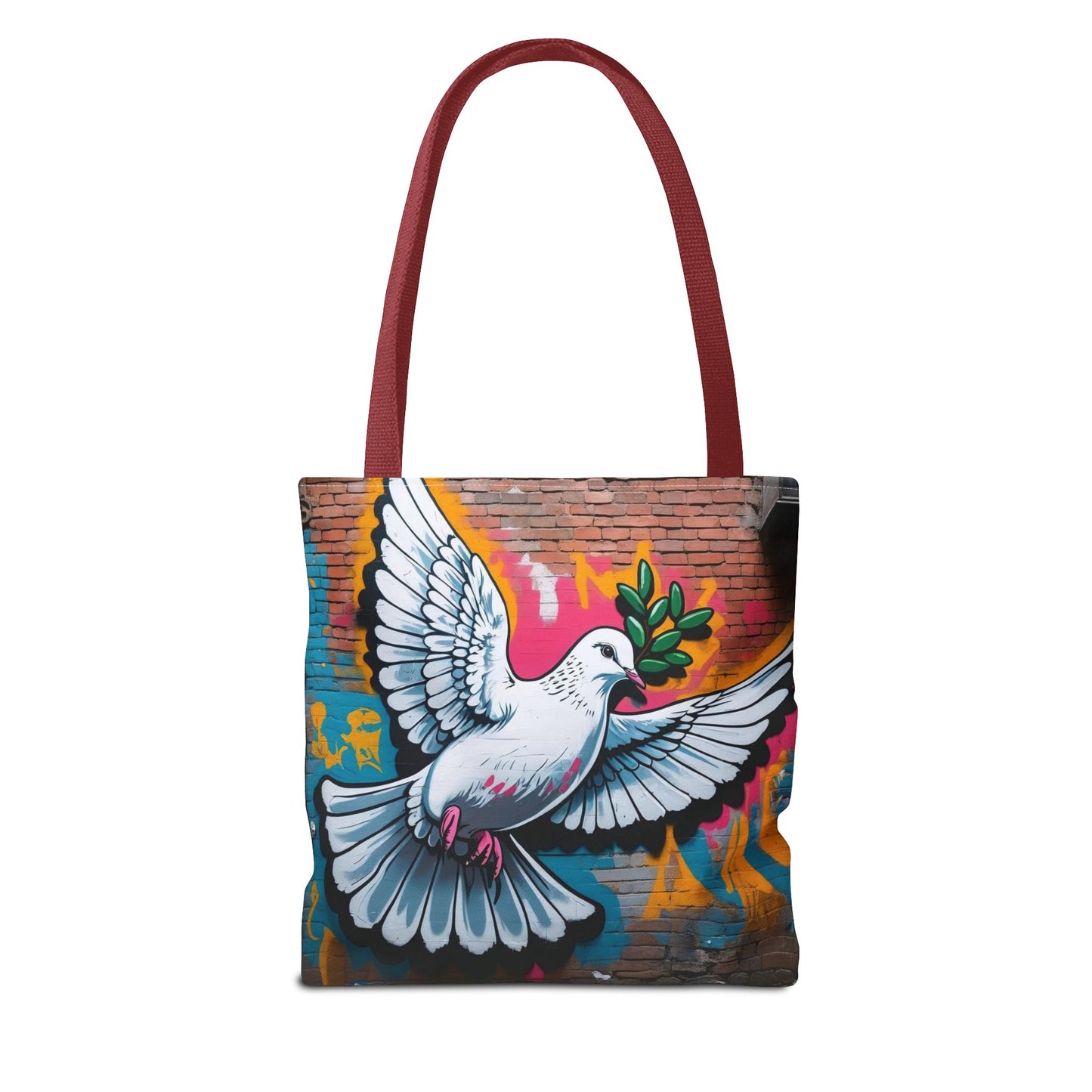 Artistic Surge - Eco-Friendly Canvas Tote Bag - PEACE