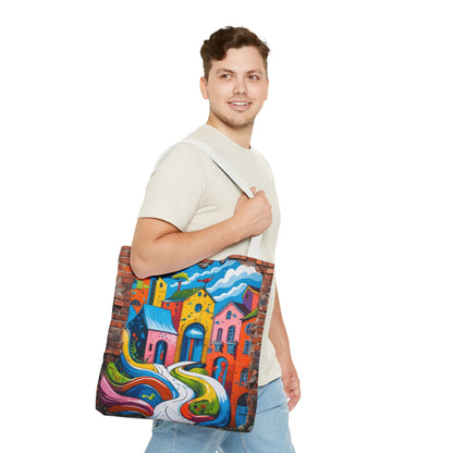 Artistic Surge - Eco-Friendly Canvas Tote Bag - HOUSES