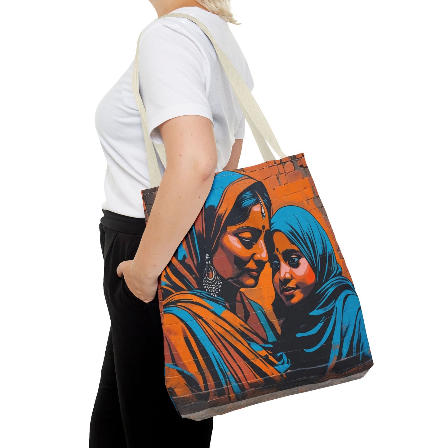 Artistic Surge - Eco-Friendly Canvas Tote Bag - TENDERNESS