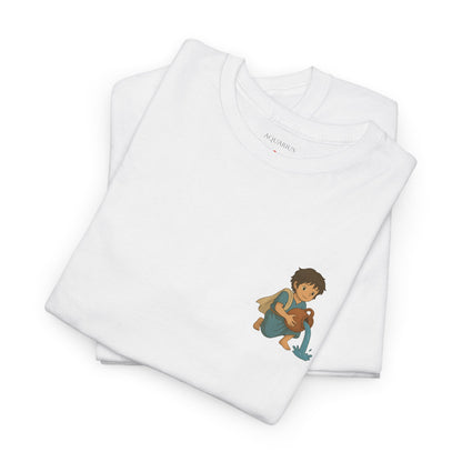 AQUARIUS - Dreamy Zodiac T-Shirts – The Magic of the Stars in Ghibli Style