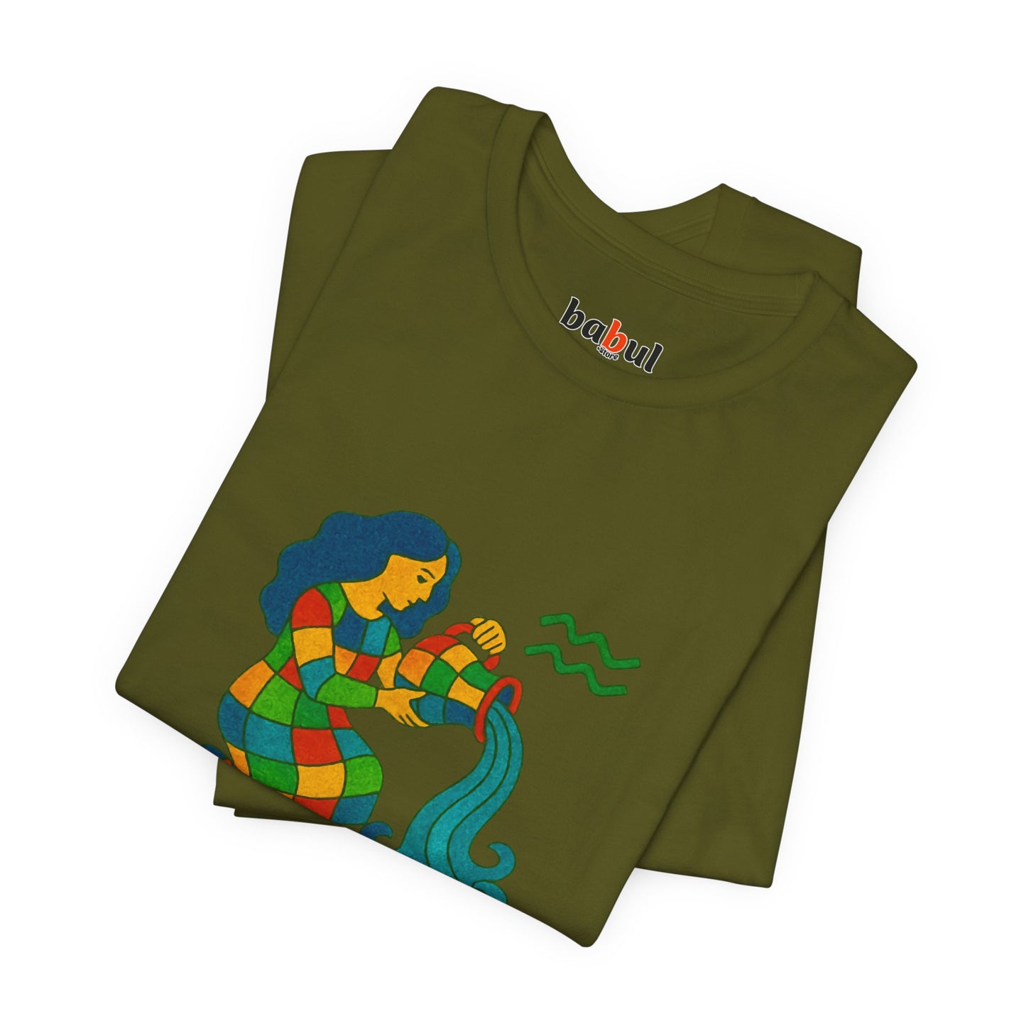 AQUARIUS - T-shirt, The Zodiac Signs According to Saint Phalle