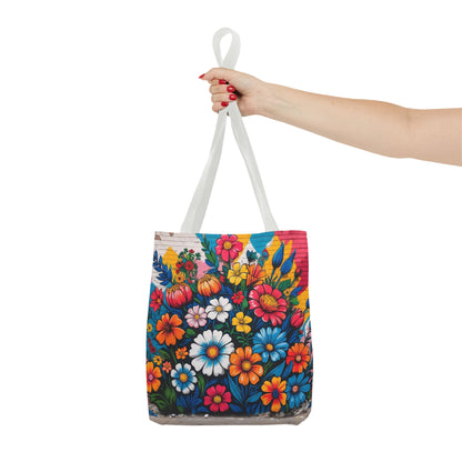 Artistic Surge - Eco-Friendly Canvas Tote Bag - FLOWERS
