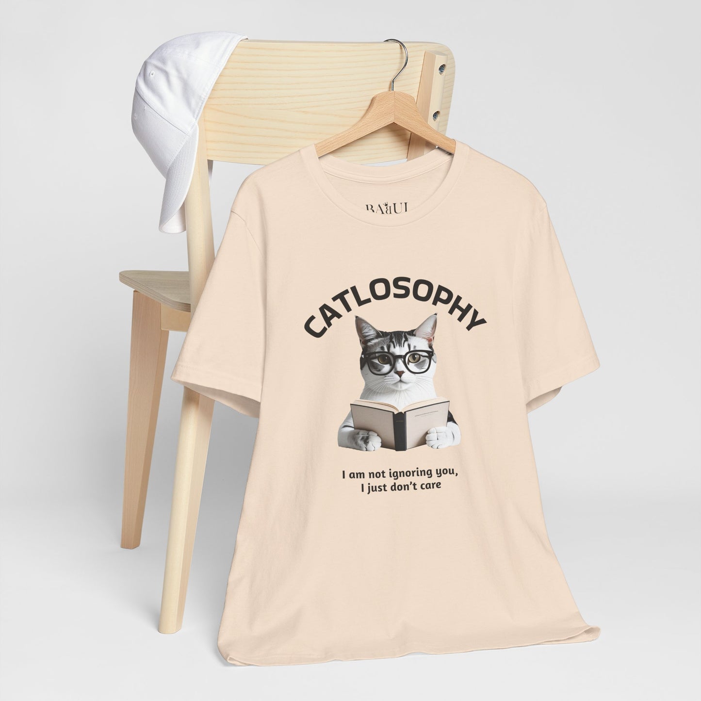 Catlosophy Unisex Jersey Short Sleeve Tee –  "I am not ignoring you" Design