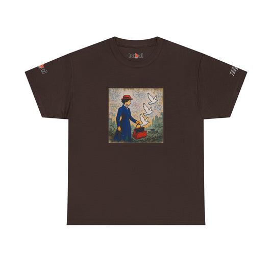 T-shirt Ribelle – Maglietta Unisex in Cotone Pesante per Spiriti Liberi.