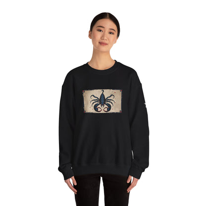 Scorpio - Gothic Zodiac Blue Sweatshirt