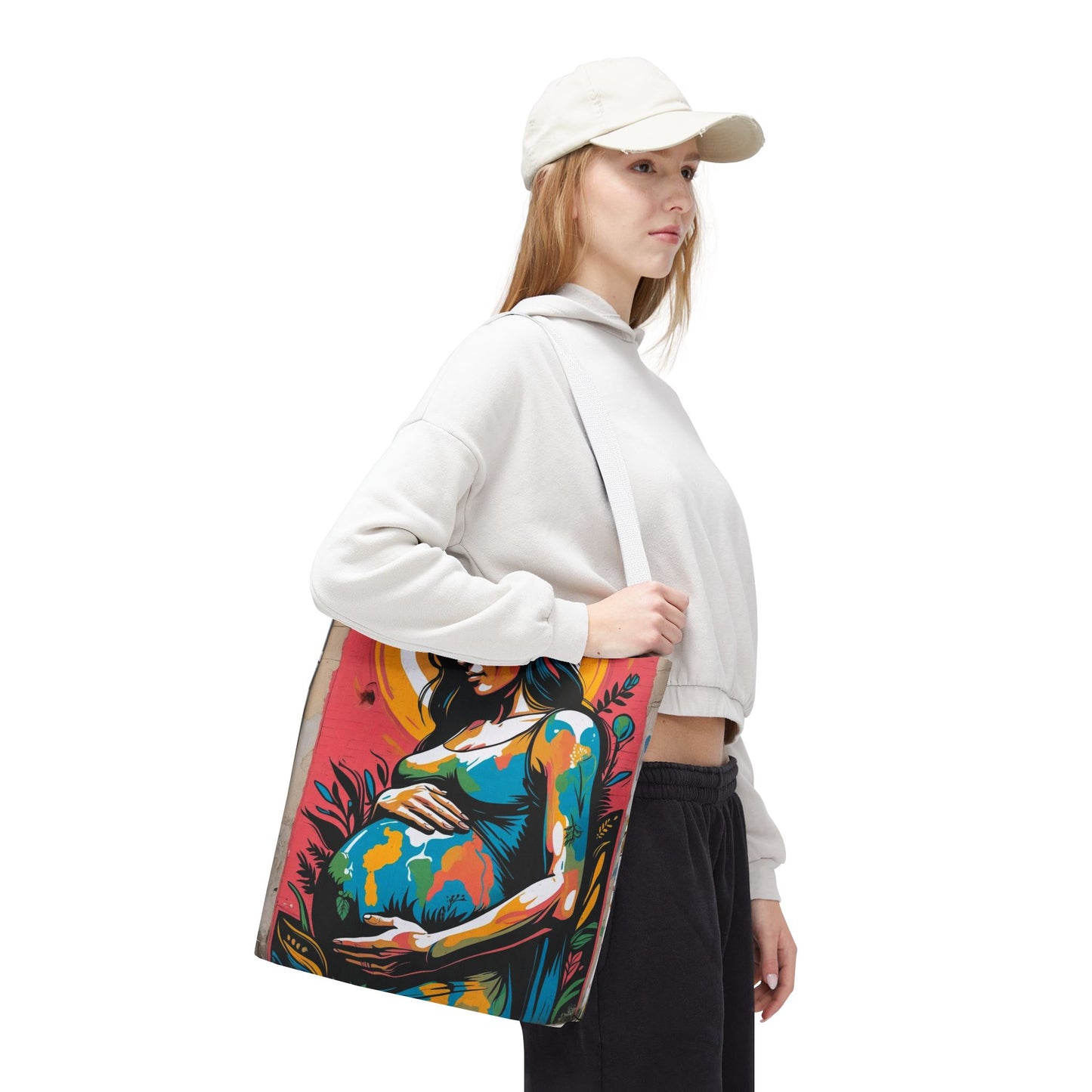 Artistic Surge - Eco-Friendly Canvas Tote Bag - MATERNITY