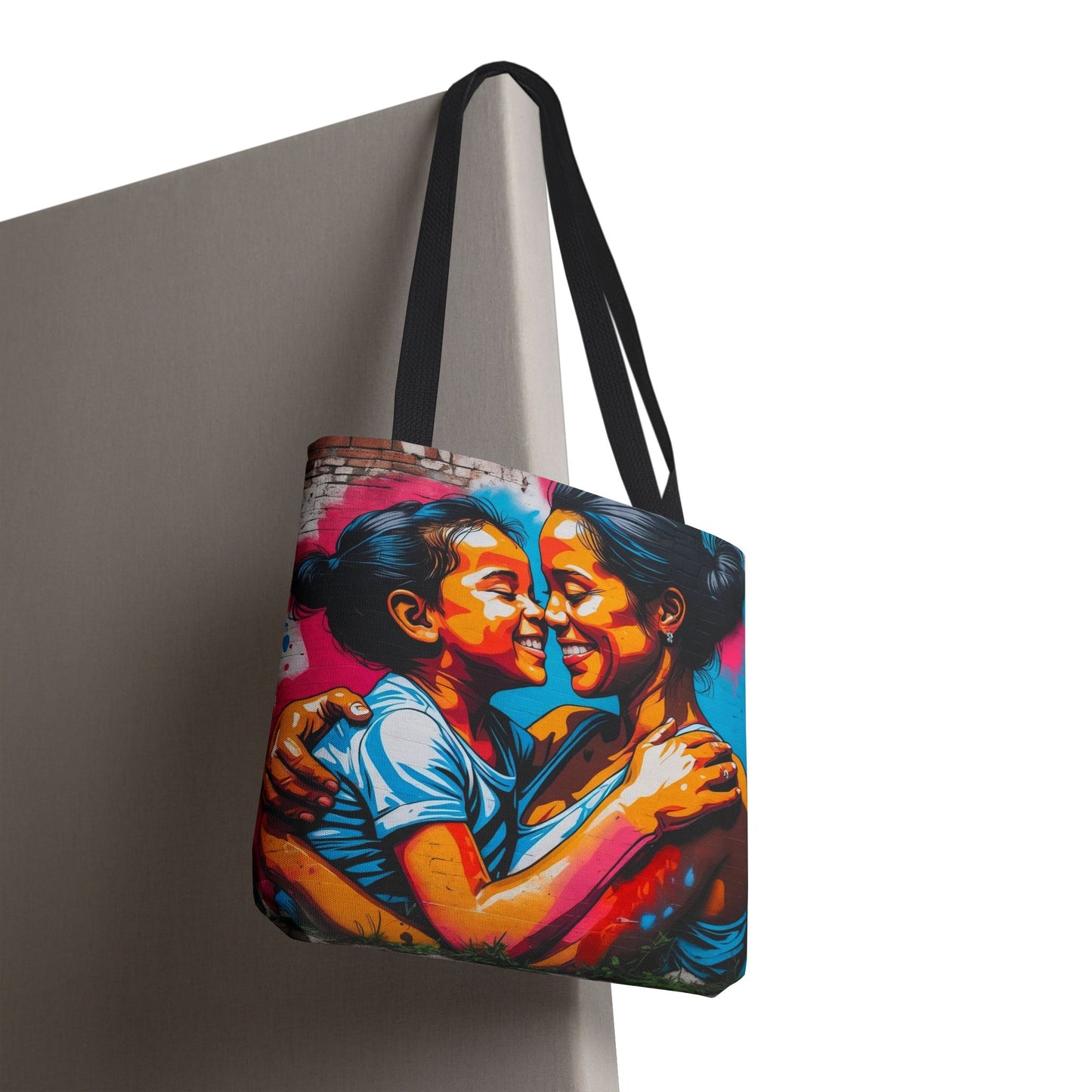 Artistic Surge - Eco-Friendly Canvas Tote Bag - SMILING HUG