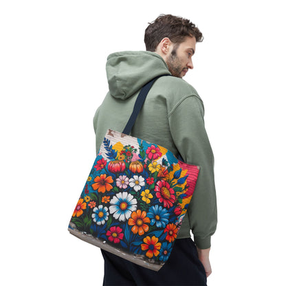 Artistic Surge - Eco-Friendly Canvas Tote Bag - FLOWERS
