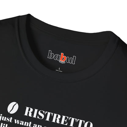 CoffeeTherapy T-Shirt – Irony Is the Best Cure (Right After Coffee)