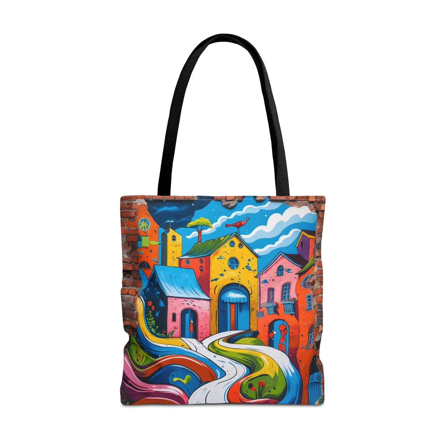 Artistic Surge - Eco-Friendly Canvas Tote Bag - HOUSES