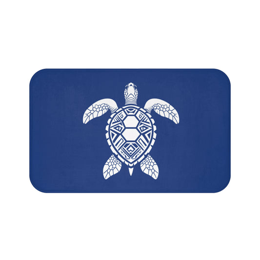 Tribal Bath Mat. Ocean Energy, Tribal Style