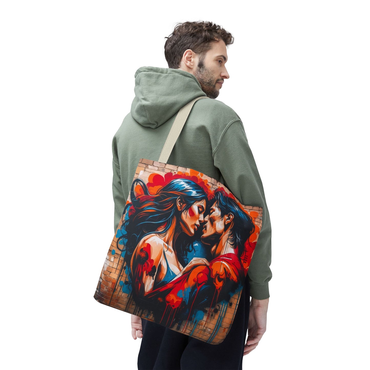 Artistic Surge - Eco-Friendly Canvas Tote Bag - LOVERS