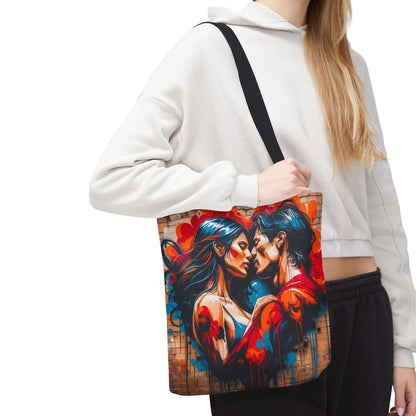 Artistic Surge - Eco-Friendly Canvas Tote Bag - LOVERS