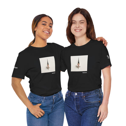 CATART Unisex Jersey Cat T-Shirt - FONTANA - Iconic Painting Reimagined with Cats