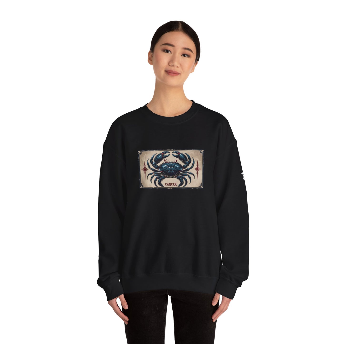 Cancer - Gothic Zodiac Blue Sweatshirt