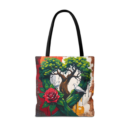 Artistic Surge - Eco-Friendly Canvas Tote Bag - ROSE