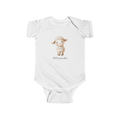 Adorable Baby Bodysuit with Sheep Design
