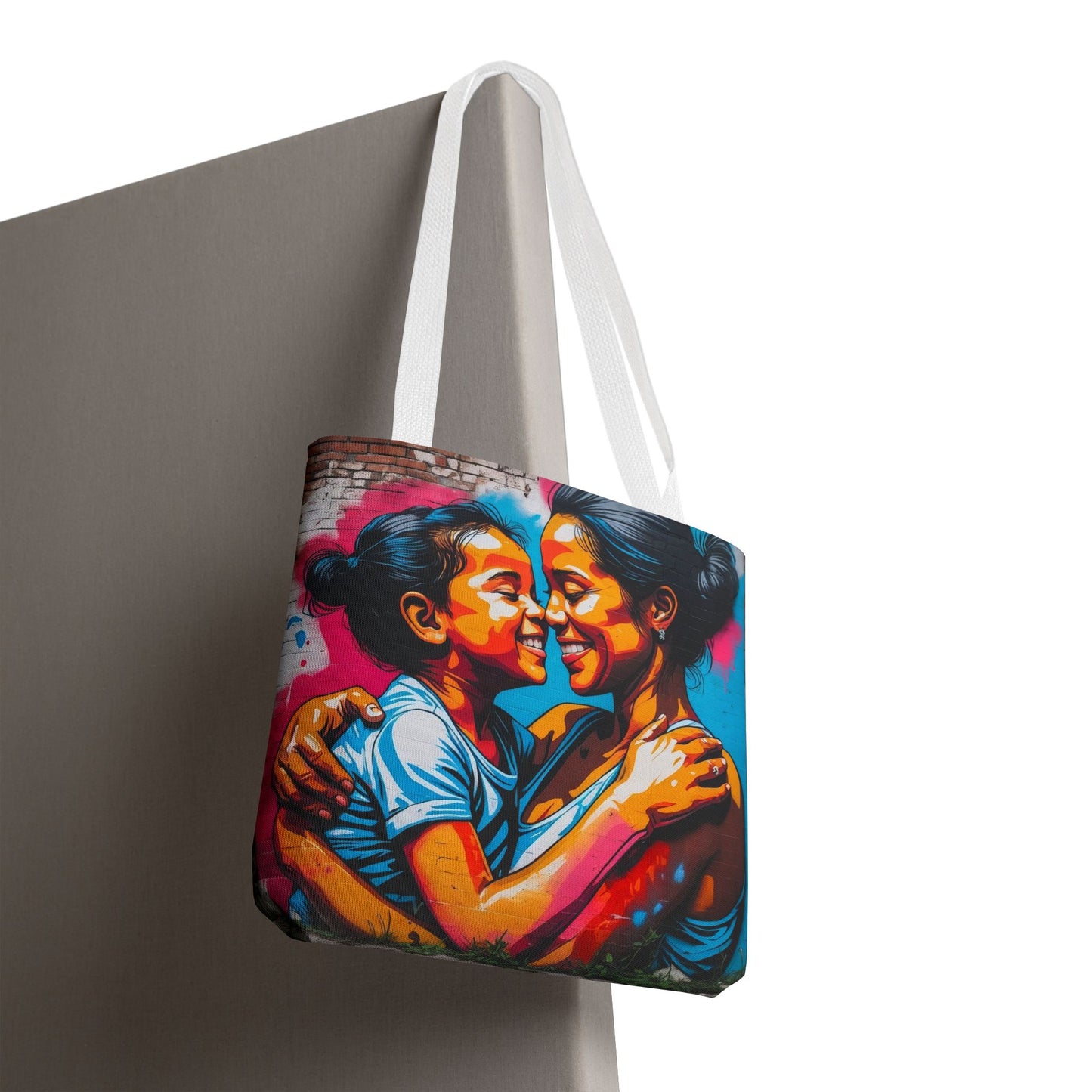 Artistic Surge - Eco-Friendly Canvas Tote Bag - SMILING HUG