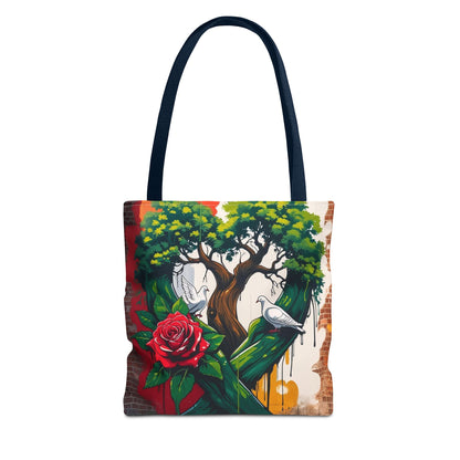 Artistic Surge - Eco-Friendly Canvas Tote Bag - ROSE