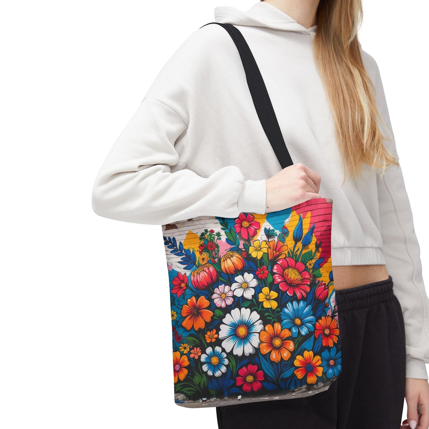 Artistic Surge - Eco-Friendly Canvas Tote Bag - FLOWERS