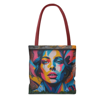 Artistic Surge - Eco-Friendly Canvas Tote Bag - WOMAN'S FACE