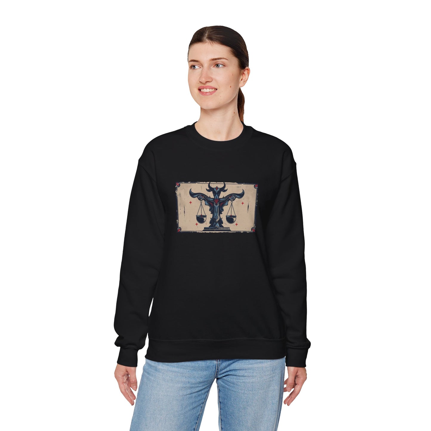 Libra - Gothic Zodiac Blue Sweatshirt