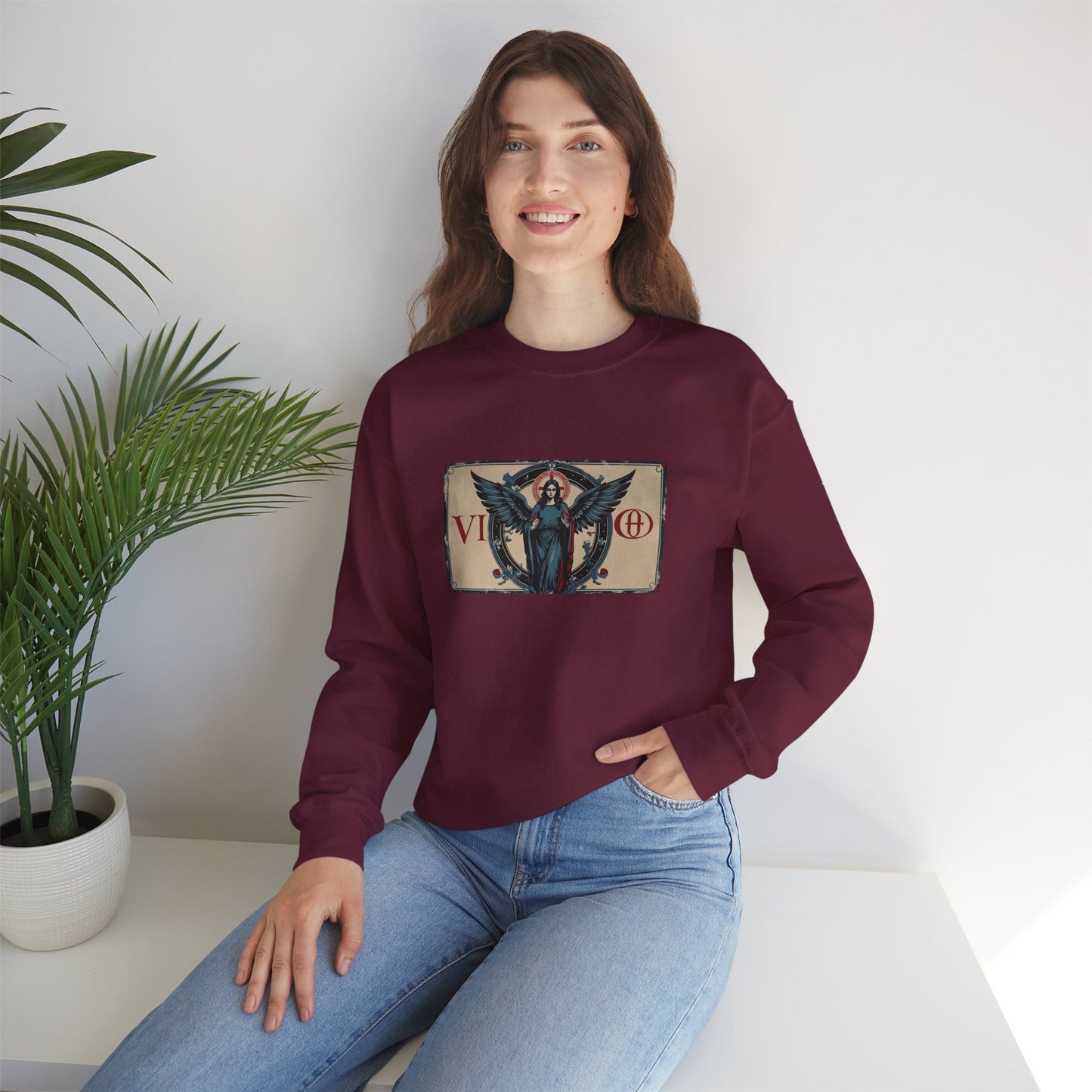 Virgo - Gothic Zodiac Blue Sweatshirt