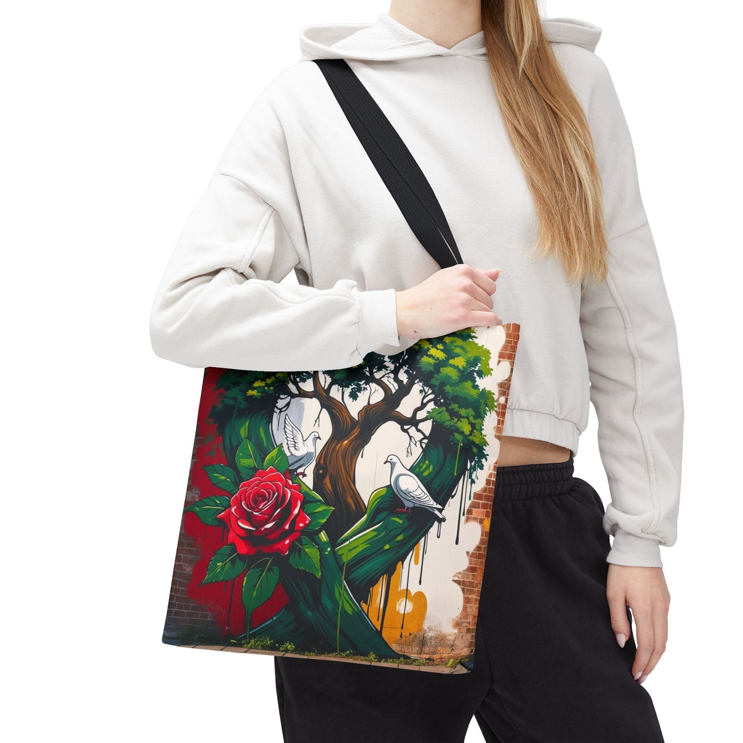Artistic Surge - Eco-Friendly Canvas Tote Bag - ROSE