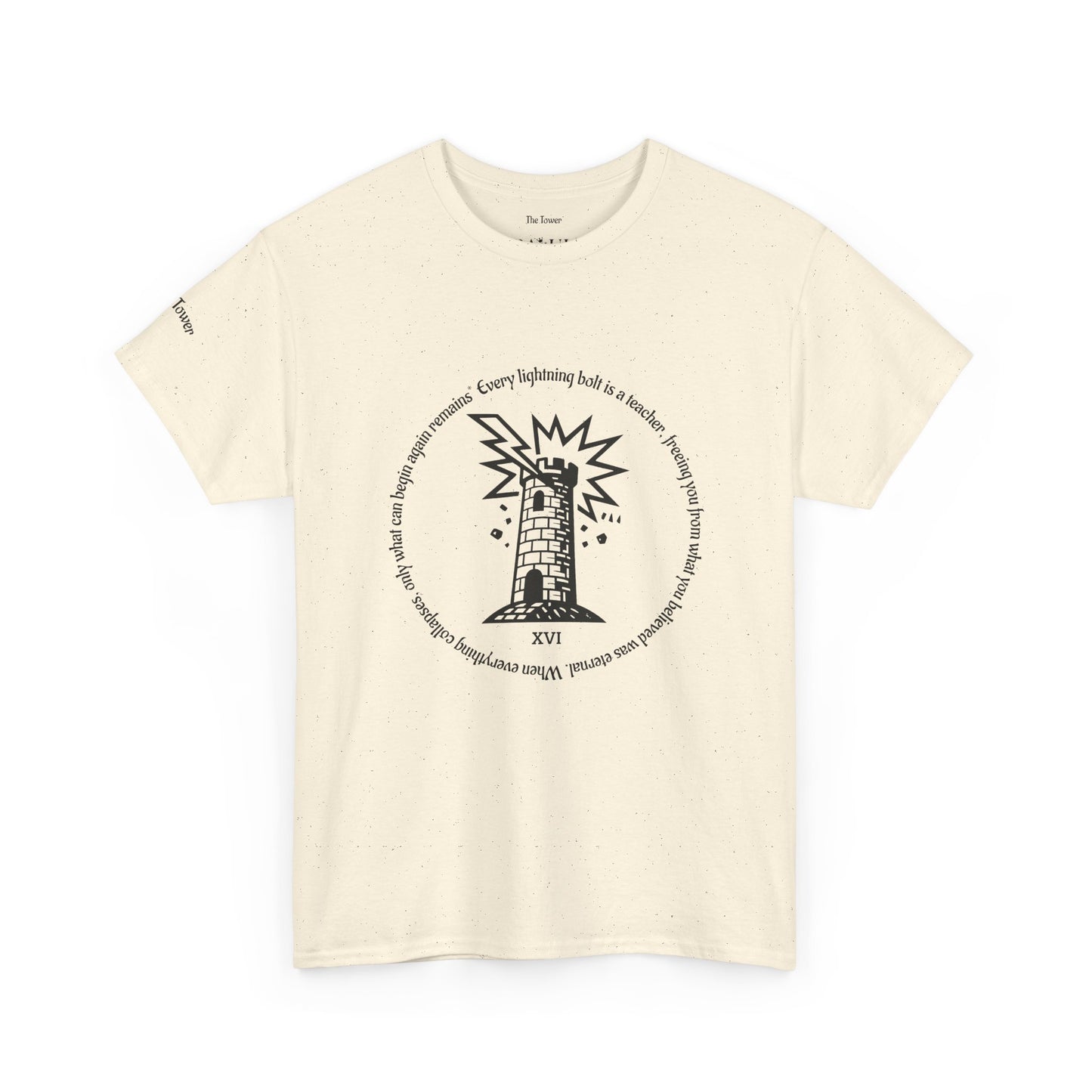 The Tower - ArcanaPop T-Shirt – Where Tarot Magic Meets Pop Art