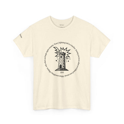 The Tower - ArcanaPop T-Shirt – Where Tarot Magic Meets Pop Art