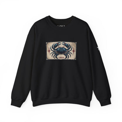 Cancer - Gothic Zodiac Blue Sweatshirt